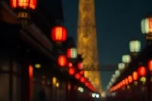 《槐花巷》巷口垂下的槐花与旧门牌