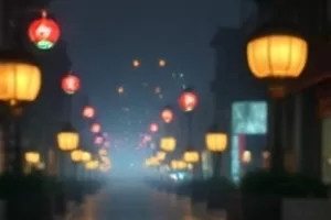 《汉江夜行》出租车夜间驶过跨江大桥的街景
